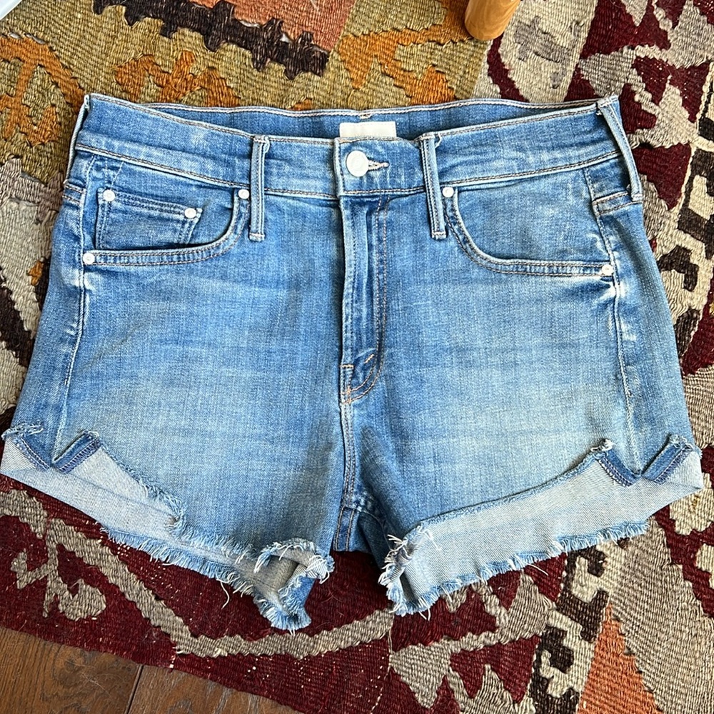 MOTHER Blue Jean Shorts